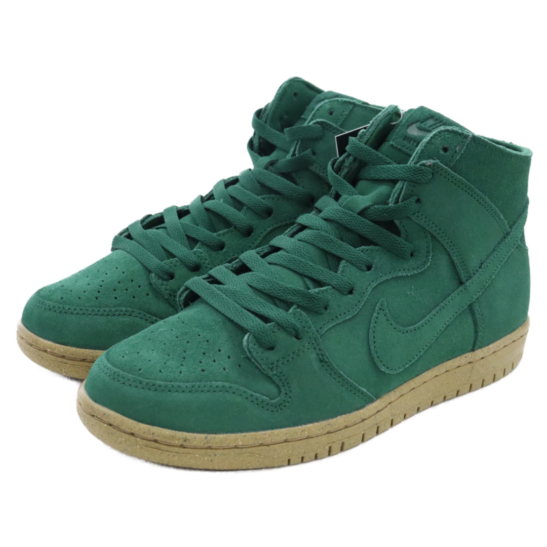 NIKE(ナイキ)のNIKE SB ナイキエスビー NIKE DUNK HIGH PRO DECON ダンクハイプロ デコン スエード ハイカットスニーカー グリーン US9 DQ4489-300 メンズの靴/シューズ(スニーカー)の商品写真