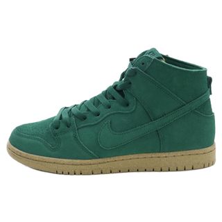 ナイキ(NIKE)のNIKE SB ナイキエスビー NIKE DUNK HIGH PRO DECON ダンクハイプロ デコン スエード ハイカットスニーカー グリーン US9 DQ4489-300(スニーカー)