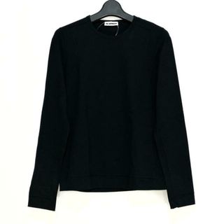 ■ JIL SANDER ボーダー ロゴ コットン ロング Tシャツ ■