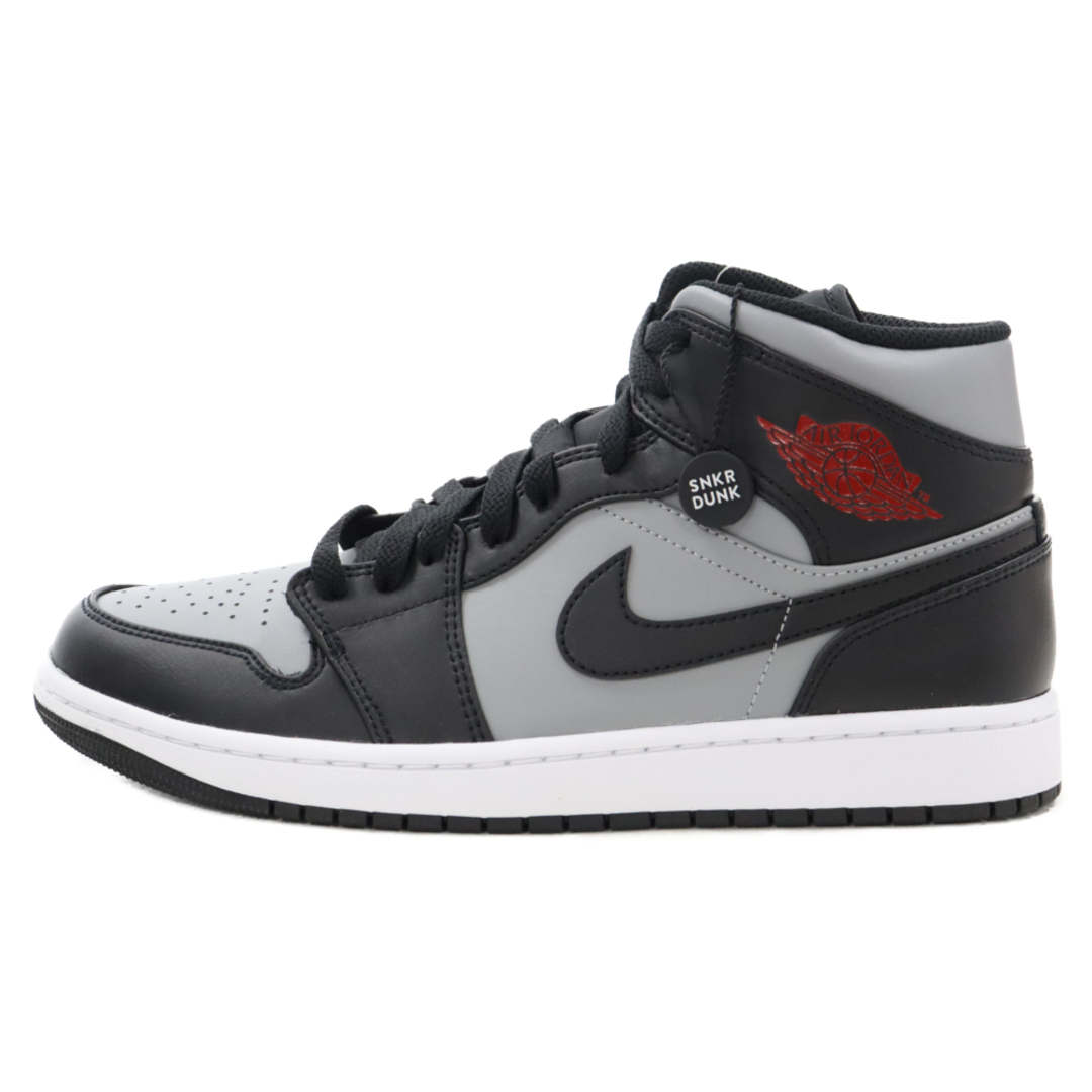 NIKE ナイキ AIR JORDAN1 MID SHADOW エアジョーダン1 ミッド シャドウ ミドルカットスニーカーシューズ ブラック/グレー US9 554724-096