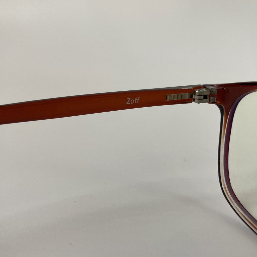 Zoff(ゾフ)のzoff ブルーライトカットメガネ　度なし　50%カット レディースのファッション小物(サングラス/メガネ)の商品写真