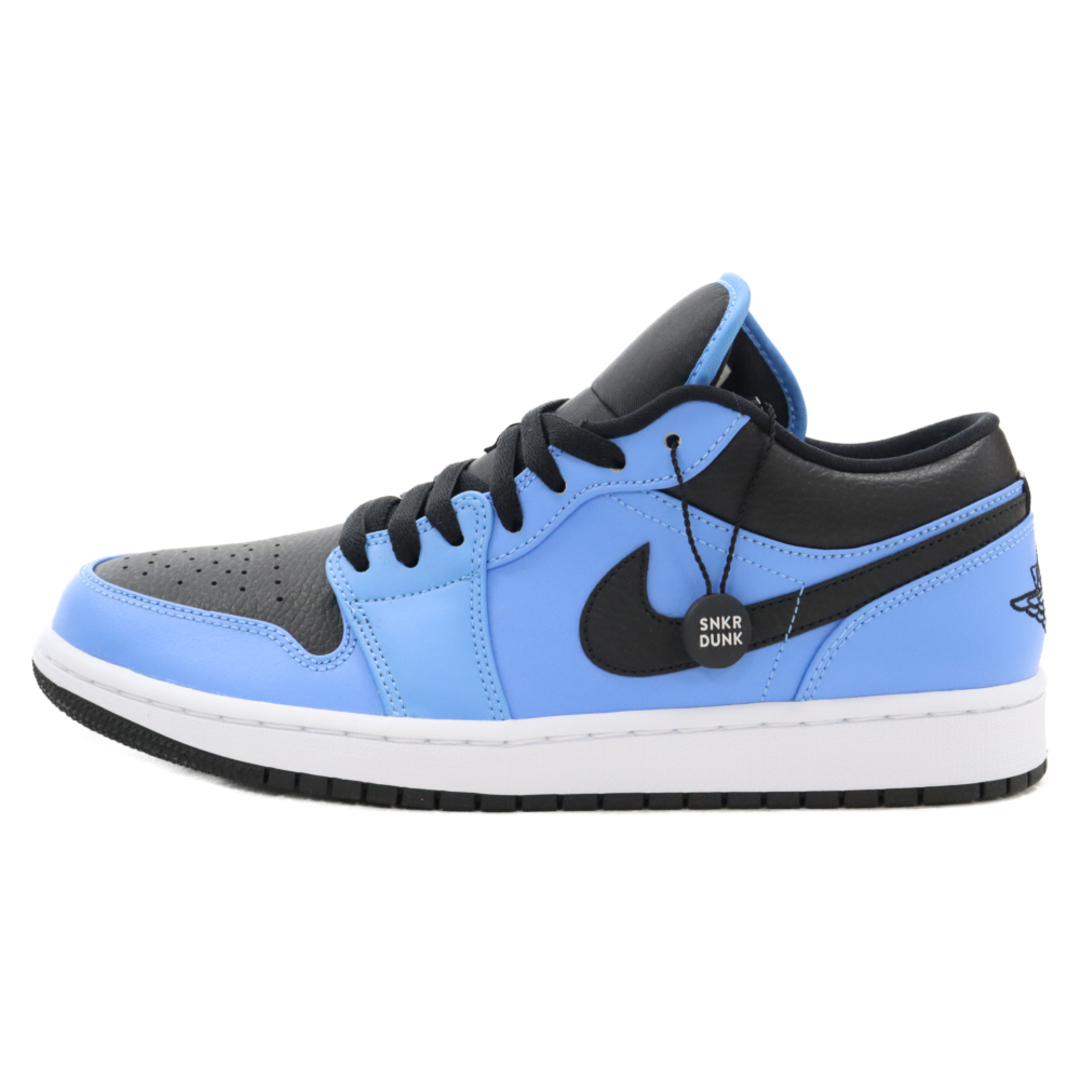 NIKE ナイキ AIR JORDAN 1 LOW エアジョーダン1 ローカット スニーカー ブラック/ライトブルー US9.5/27.5cm 553558-403