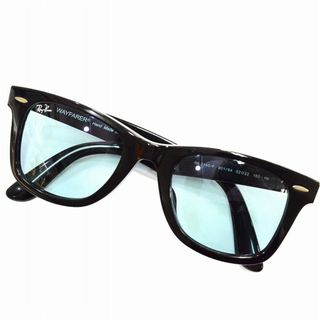 レイバン(Ray-Ban)のRay Ban レイバン サングラス 0RB2140F ウェイファーラー 901/64 ウェリントン カラーレンズ ブラック【中古】JA-17801(サングラス/メガネ)