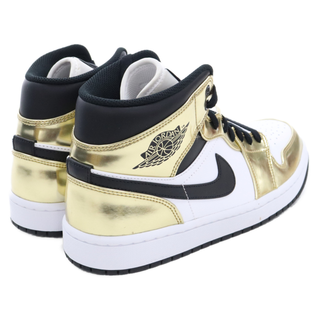 NIKE ナイキ AIR JORDAN 1 MID SE "METALLIC GOLDエアジョーダン ミッド メタリックゴールド スニーカー ゴールド US10/27cm DC1419‐700