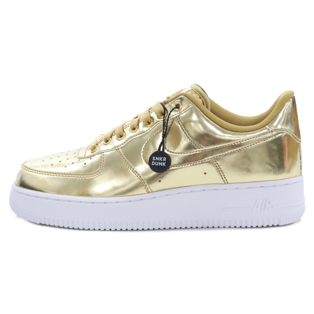 NIKE ナイキ WMNS AIR FORCE 1 SP METALLIC GOLD ウィメンス エアフォースワン レースアップローカットスニーカー メタリックゴールド パテント US10.5 CQ6566-700