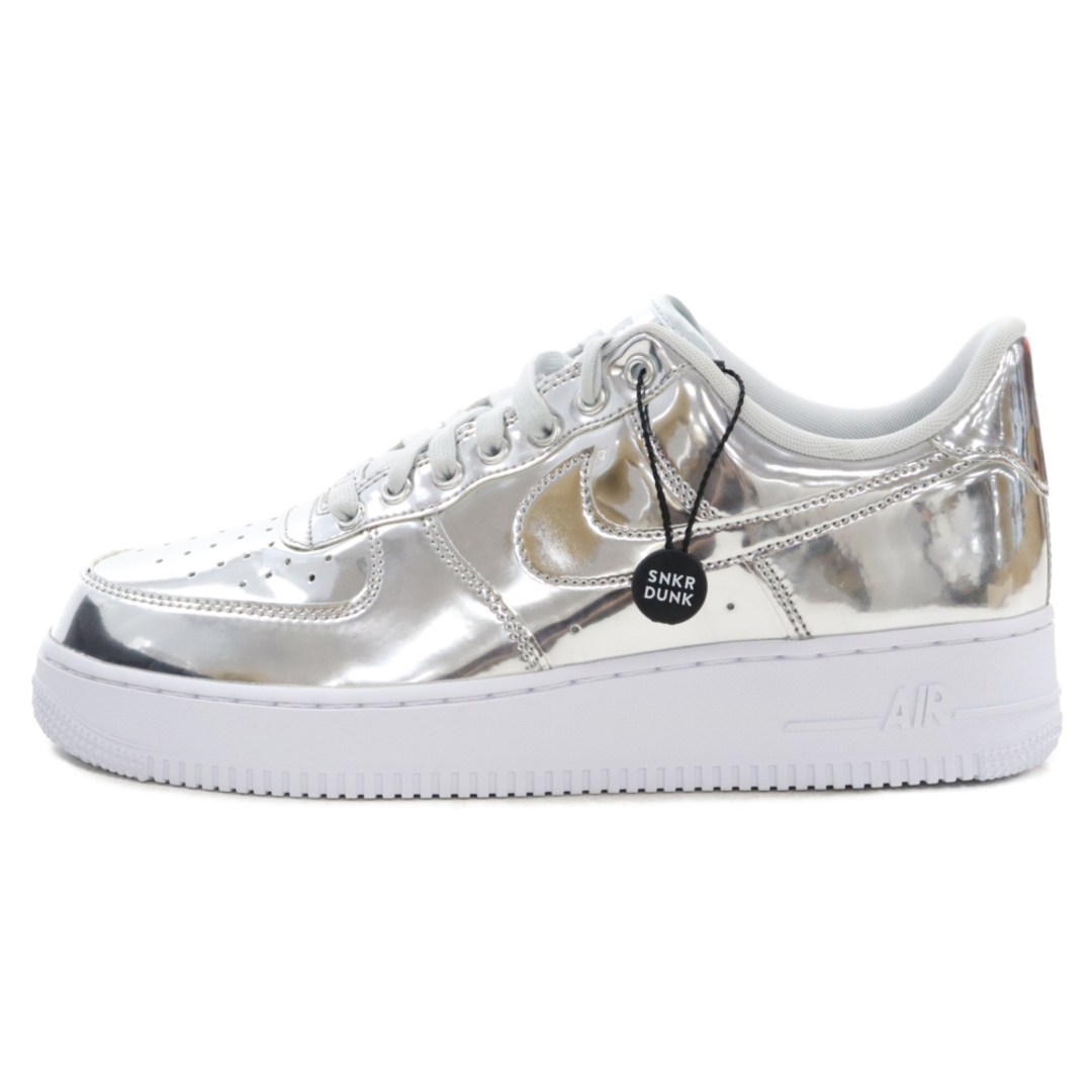 NIKE ナイキ WMNS AIR FORCE 1 SP METALLIC SILVER ウィメンス エアフォースワン レースアップローカットスニーカー メタリックシルバー パテント US10.5 CQ6566-001