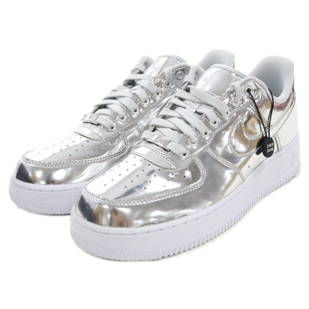 NIKE ナイキ WMNS AIR FORCE 1 SP METALLIC SILVER ウィメンス エアフォースワン レースアップローカットスニーカー メタリックシルバー パテント US10.5 CQ6566-001