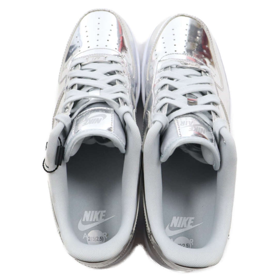 NIKE ナイキ WMNS AIR FORCE 1 SP METALLIC SILVER ウィメンス エアフォースワン レースアップローカットスニーカー メタリックシルバー パテント US10.5 CQ6566-001