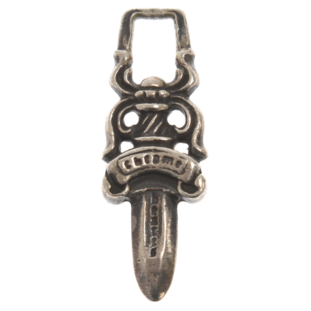 CHROME HEARTS クロムハーツ #5DAGGER ZIP1 ダガーチャーム パーツ ネックレストップ シルバー