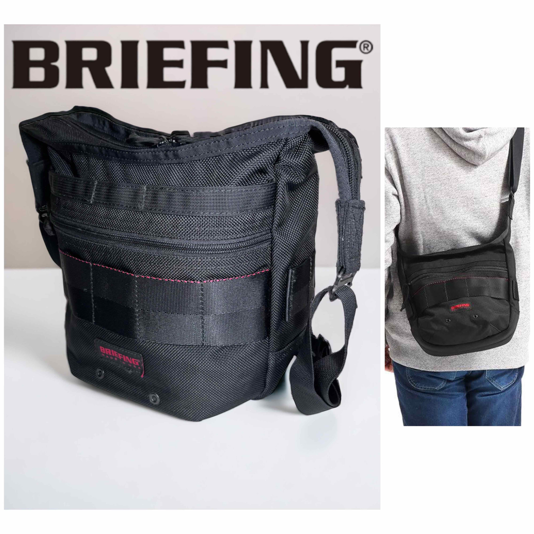 極美品 BRIEFINGブリーフィング ショルダーバッグ ボディバッグ - www ...