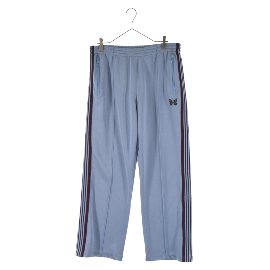 Needles ニードルス 22SS TRACK PANT POLY SMOOTH フロントロゴ刺繍トラックパンツ KP220 ブルー