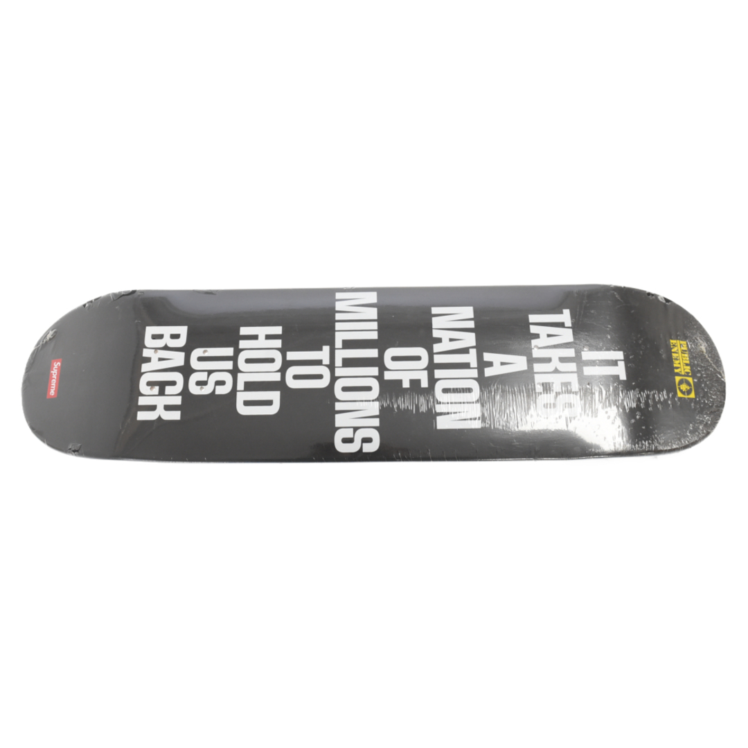 SUPREME シュプリーム ×Public Enemy Skate Deck パブリックエネミー スケートボードデッキ スケボーデッキ ブラック