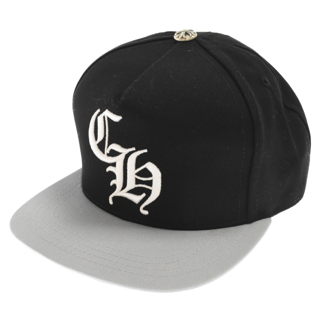 CHROME HEARTS クロムハーツ CH LOGO BASEBALL CAP 5パネル フロントロゴ ベースボールキャップ 帽子 ブラック/グレー