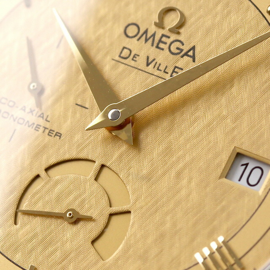 OMEGA(オメガ)の【新品】オメガ OMEGA 腕時計 メンズ 424.23.40.21.08.001 デビル プレステージ コーアクシャル クロノメーター パワーリザーブ 自動巻き イエローゴールドxブラウン アナログ表示 メンズの時計(腕時計(アナログ))の商品写真