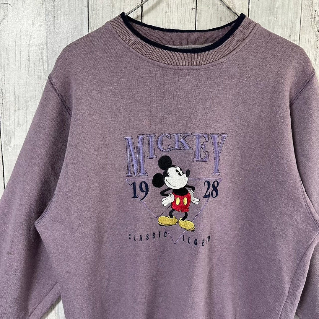 MICKEY ミッキーマウス スウェット 刺繍ロゴ vintage 90s スウェット MICKEY ミッキーマウス スウェット 刺繍ロゴ vintage 90s スウェット