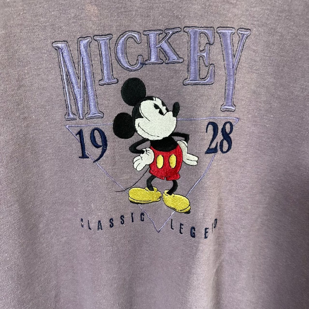 MICKEY ミッキーマウス スウェット 刺繍ロゴ vintage 90s スウェット MICKEY ミッキーマウス スウェット 刺繍ロゴ vintage 90s スウェット