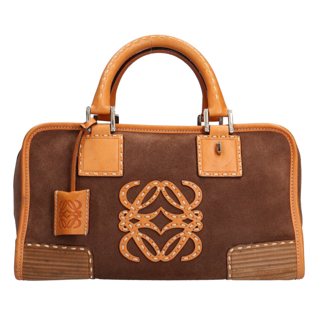LOEWE - ロエベ LOEWE アマソナ28限定ライン ハンドバッグ スウェード