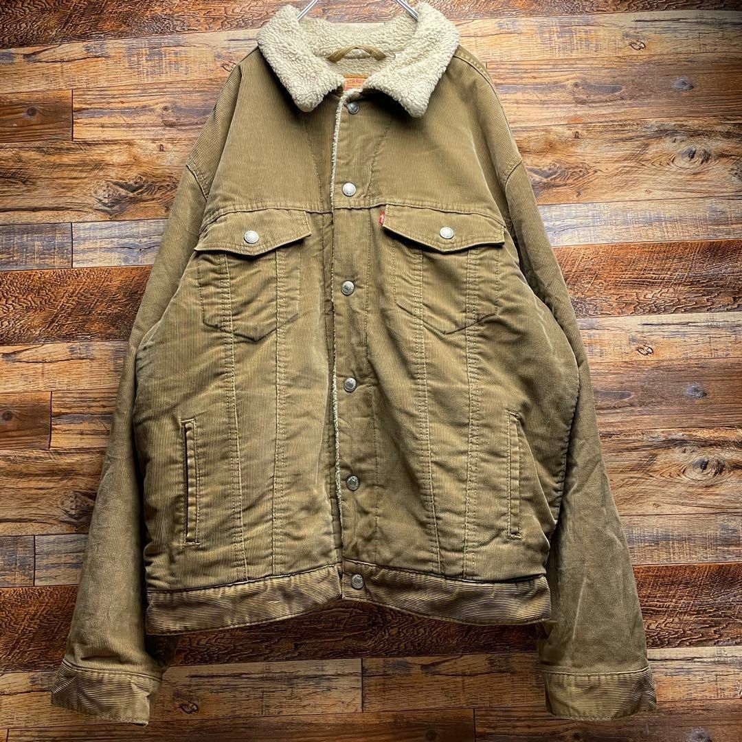 ART VINTAGE - リーバイス70520コーデュロイジャケット古着ベージュ