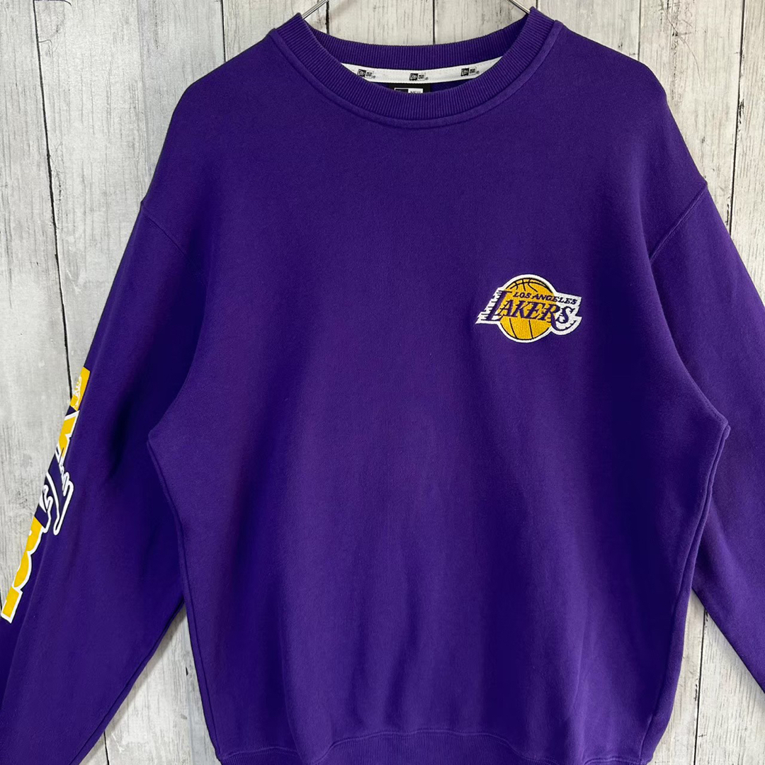 【即完モデル】XLARGE トレーナー L レイカーズ ニューエラNBA