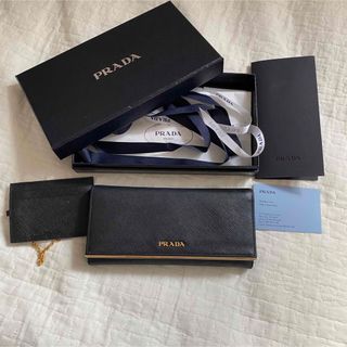 プラダ(PRADA)のPRADA 長財布　サフィアーノ(財布)