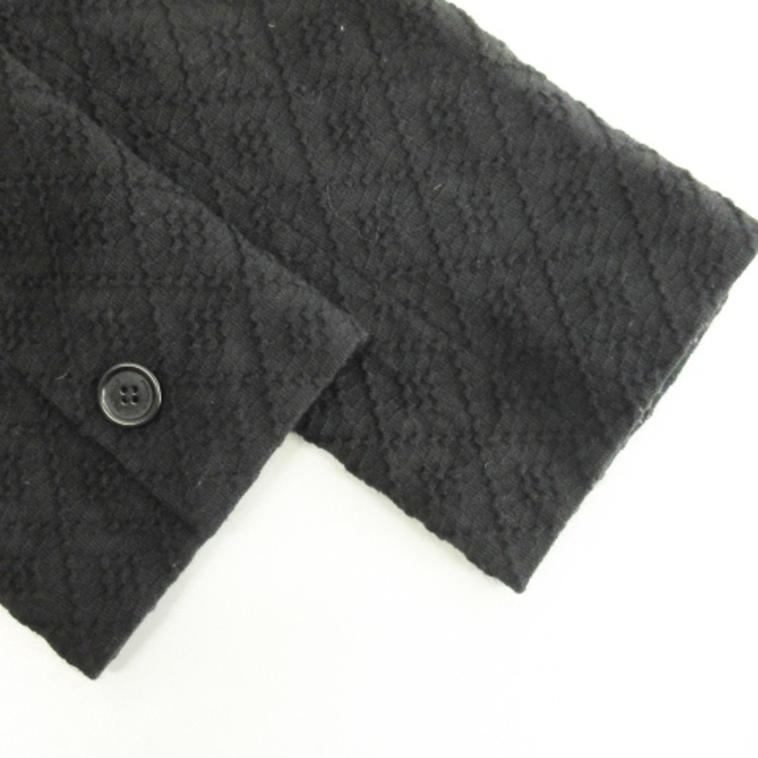 Pringle(プリングル)のプリングル ニット コート ダブル ショールカラー ウール ブラック 4 ■RF レディースのジャケット/アウター(その他)の商品写真