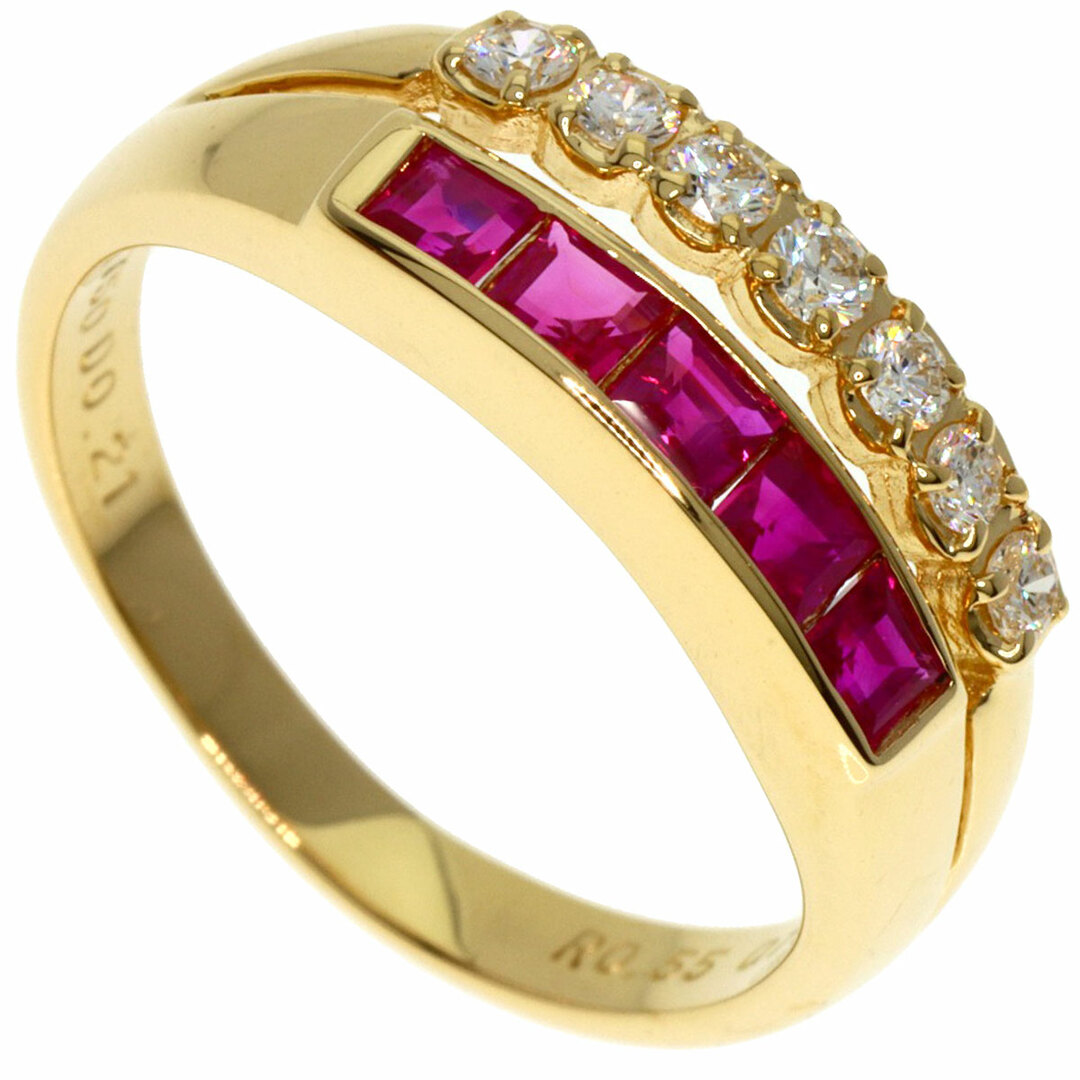 POLA(ポーラ)のPOLA ルビー ダイヤモンド リング・指輪 K18YG レディース レディースのアクセサリー(リング(指輪))の商品写真