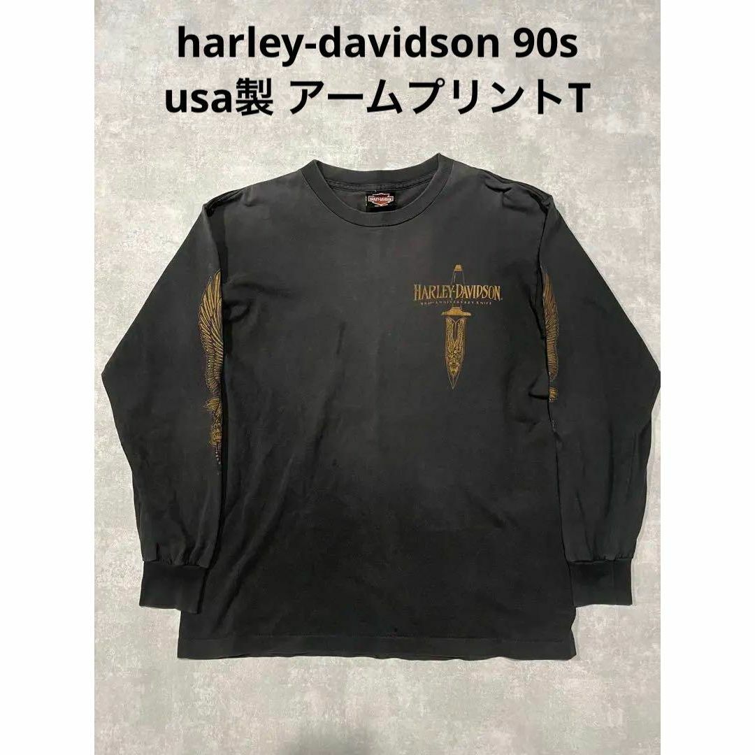 harley davidson 1993 USA製 黒　フェード　90th