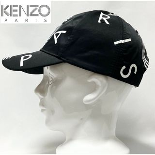 ケンゾー(KENZO)の【美品】KENZO PARIS ケンゾー 即完売定価14300円ロゴ総柄キャップ(キャップ)