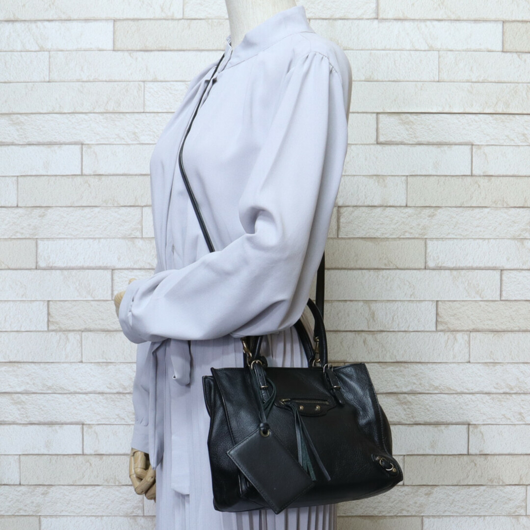 Balenciaga - バレンシアガ BALENCIAGA ミニペーパー ショルダーバッグ