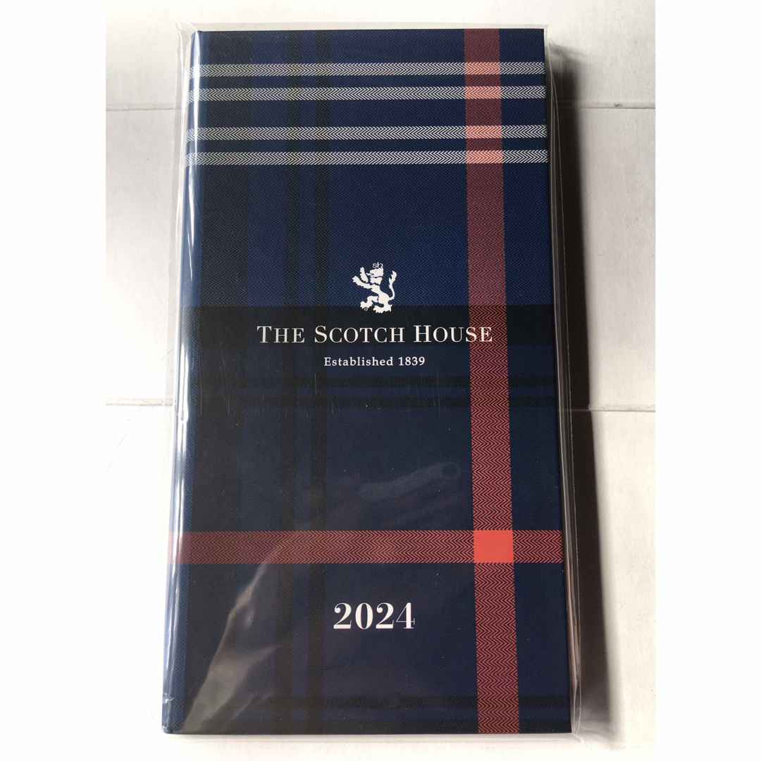 THE SCOTCH HOUSE(ザスコッチハウス)の【サライ 2023年11月号付録】ザ・スコッチハウス スケジュール手帳（未開封品 インテリア/住まい/日用品の文房具(カレンダー/スケジュール)の商品写真