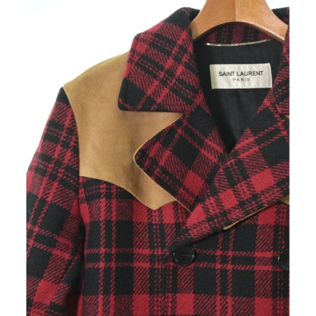 SAINT LAURENT PARIS ピーコート 42(XS位) 【古着】【中古】 メンズのジャケット/アウター(ピーコート)の商品写真