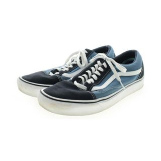 ヴァンズ(VANS)のVANS バンズ スニーカー 30cm 青系x黒x白 【古着】【中古】(スニーカー)