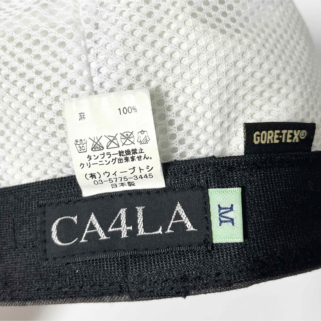 CA4LA(カシラ)の【美品】CA4LA カシラ日本製GORE-TEX 高機能防水透湿ジェットキャップ メンズの帽子(キャップ)の商品写真