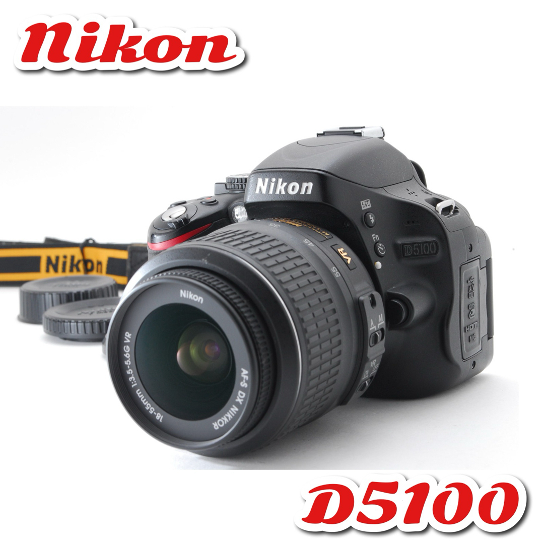 ❤️ニコン Nikon D5100❤️iPhone転送❤️バリアングル液晶一眼レフ❤️-