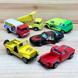 ヤトミン ビンテージミニカー 6台 トランザム フォード ジープ シボレー等(ミニカー)