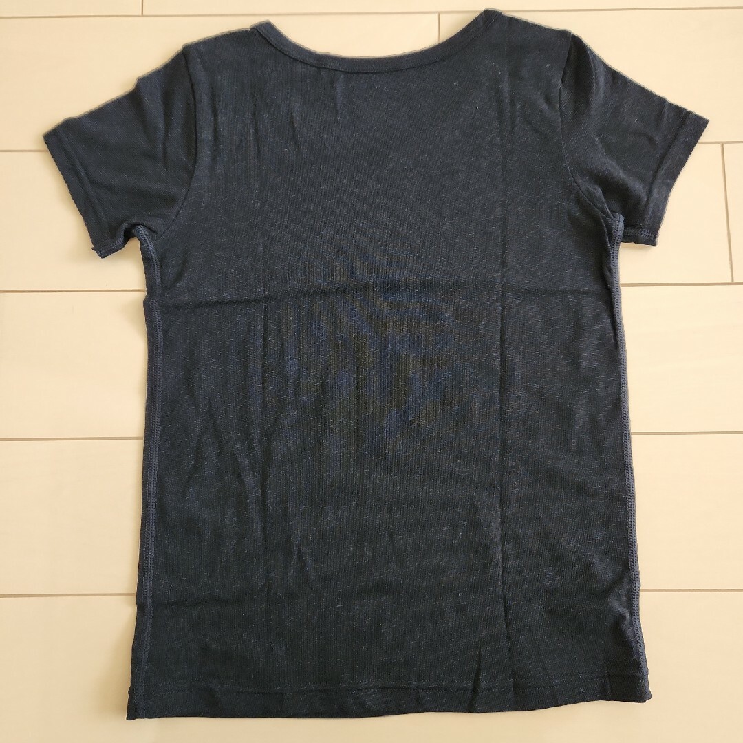 MUJI (無印良品)(ムジルシリョウヒン)の無印良品　クルーネック　半袖Tシャツ　あったか　キッズ　130 キッズ/ベビー/マタニティのキッズ服男の子用(90cm~)(Tシャツ/カットソー)の商品写真