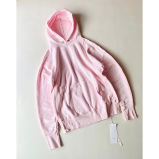 ATON - 【新品】エイトン ATON パーカー ユニセックス ピンク 完売の ...