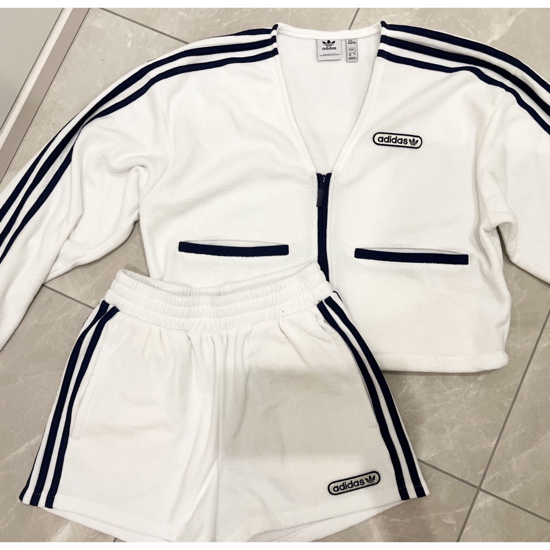 adidas - adidas セットアップ パイル地の通販 by るる's shop adidas - adidas セットアップ パイル地の通販 by るる's shop