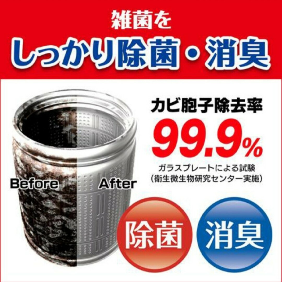 Johnson's(ジョンソン)の洗たく槽カビキラー 洗濯槽クリーナー 酸素系粉末タイプ 250g 3袋 インテリア/住まい/日用品の日用品/生活雑貨/旅行(洗剤/柔軟剤)の商品写真