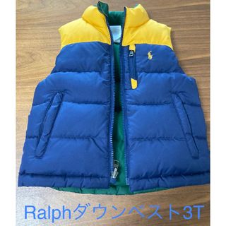 ラルフローレン(Ralph Lauren)のラルフローレンboysリバーシブルダウンベスト3T(ジャケット/上着)