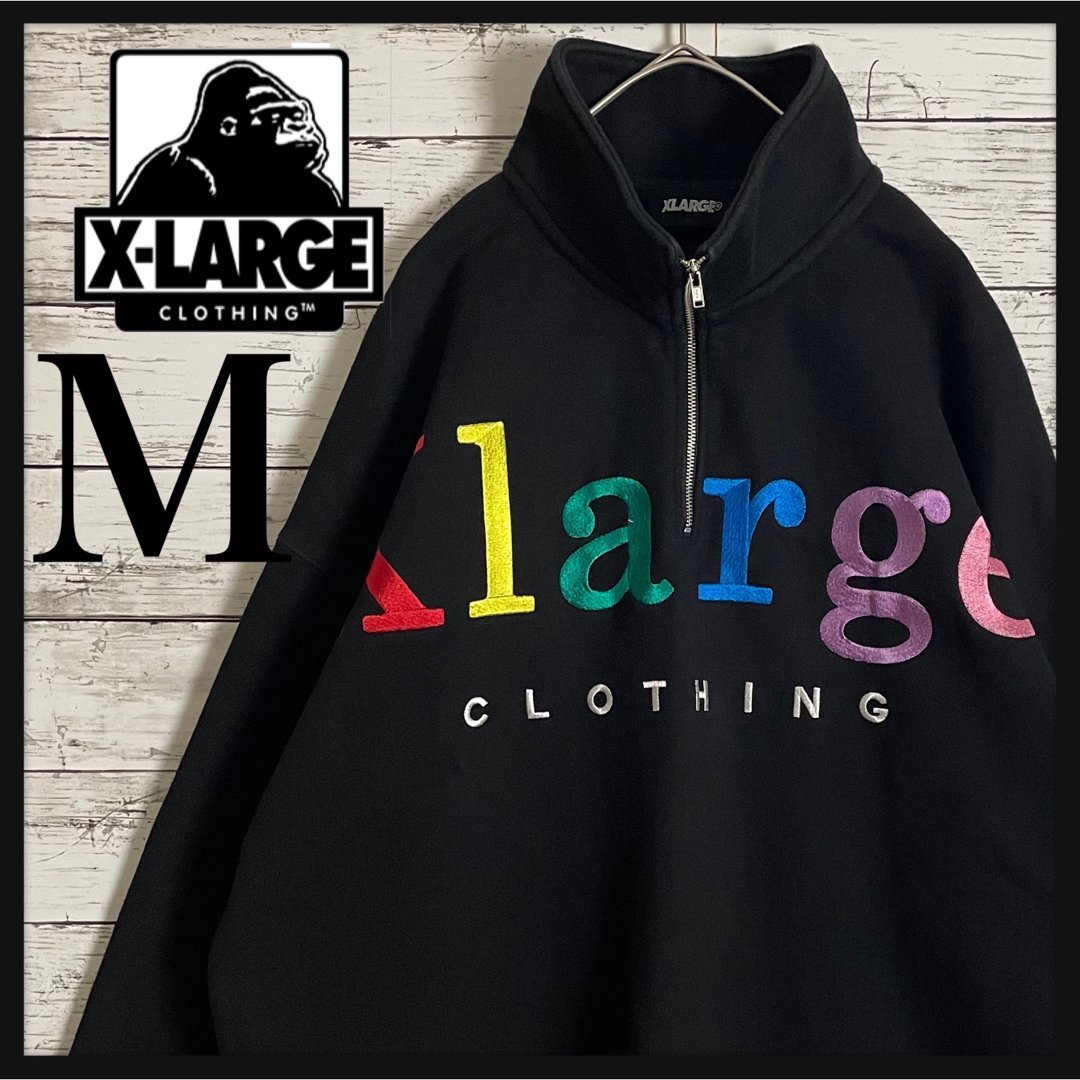 XLARGE - 【希少デザイン】エクストララージ ハーフジップ マルチ ...