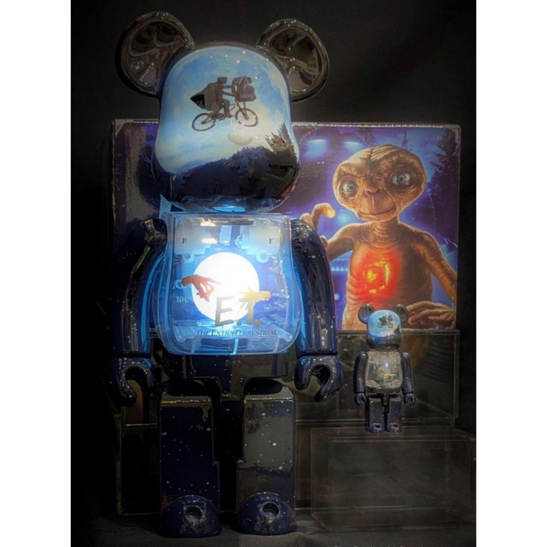 MEDICOM TOY - BE@RBRICK E.T. LIGHT UP Ver. 100% & 400%の MEDICOM TOY - BE@RBRICK E.T. LIGHT UP Ver. 100% & 400%の
