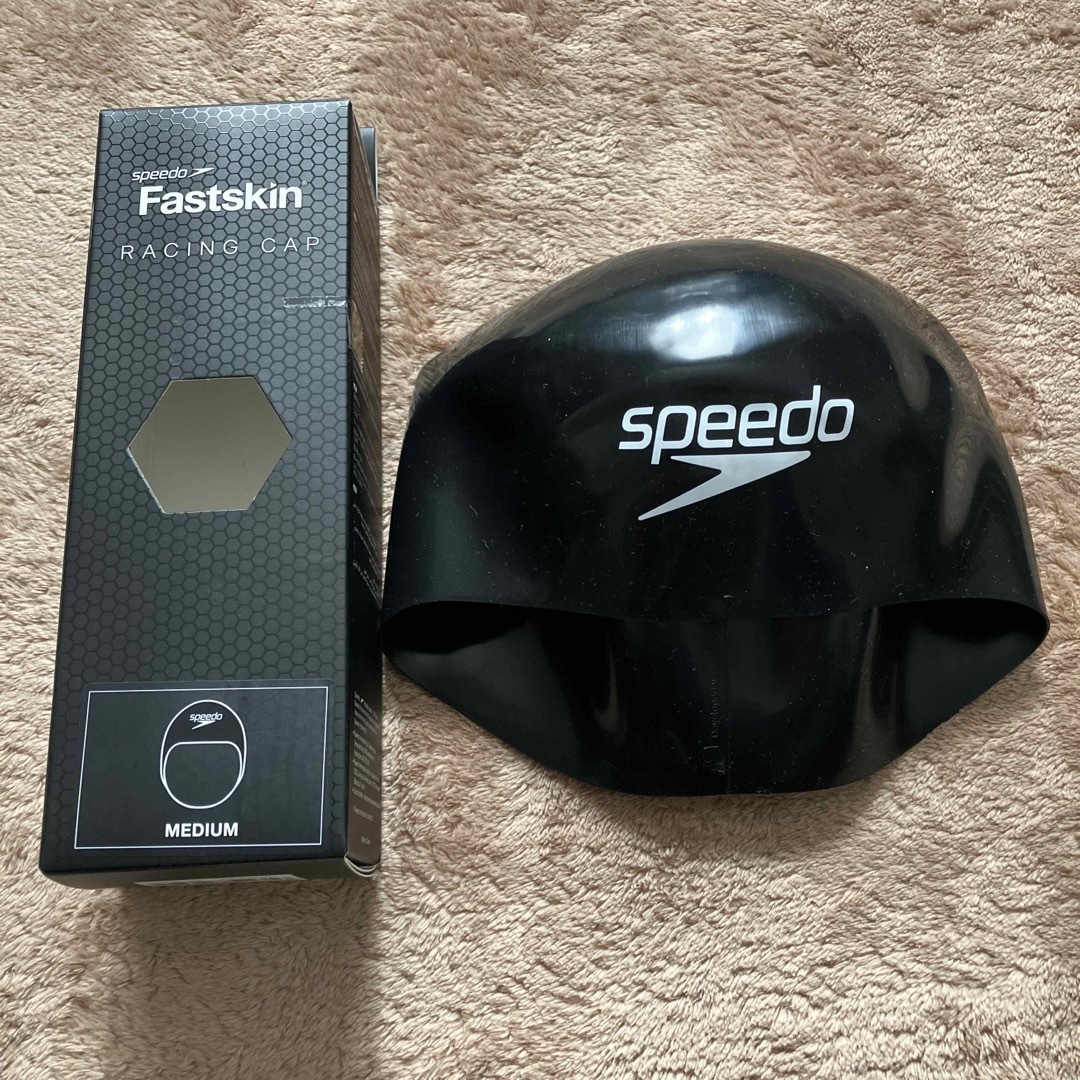 SPEEDO(スピード)のspeedo シリコンキャップ　Ｍ スポーツ/アウトドアのスポーツ/アウトドア その他(マリン/スイミング)の商品写真