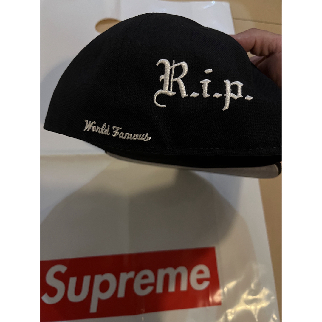 supreme r.i.p newera box logo cap 帽子