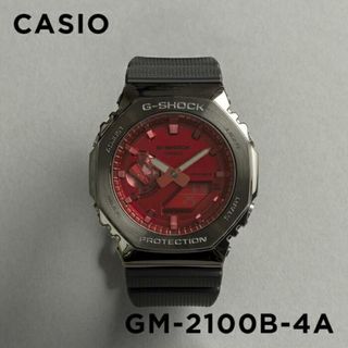 カシオ(CASIO)の【並行輸入品】CASIO G-SHOCK カシオ Gショック GM-2100B-4A 腕時計 時計 ブランド メンズ キッズ 子供 男の子 アナデジ 日付 カレンダー 防水 レッド 赤 ブラック 黒 送料無料(腕時計(アナログ))