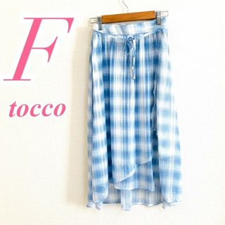 tocco - 【新品・未使用】フラワーブーケベルテッドスカートの通販 by ...