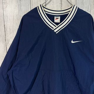 NIKE GOLF Vネック プルオーバー ナイキ 赤黒 XL ビッグシルエット