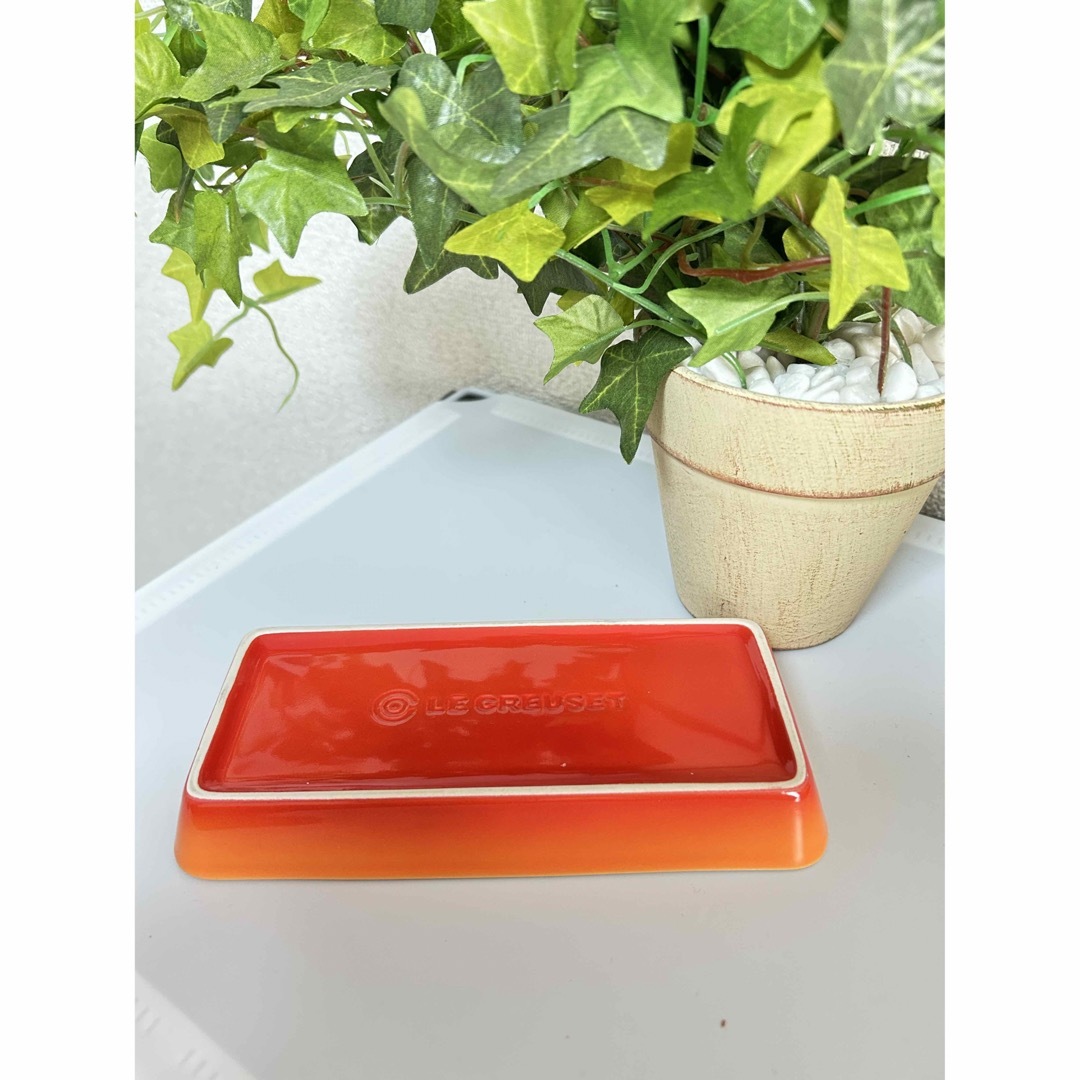 LE CREUSET(ルクルーゼ)の【中古品】ルクルーゼ　トレイ インテリア/住まい/日用品のキッチン/食器(食器)の商品写真