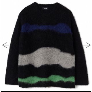 トーガ(TOGA)のsoduk    drawing knit top  black(ニット/セーター)