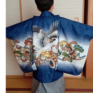 七五三　５歳男の子　羽織袴(和服/着物)